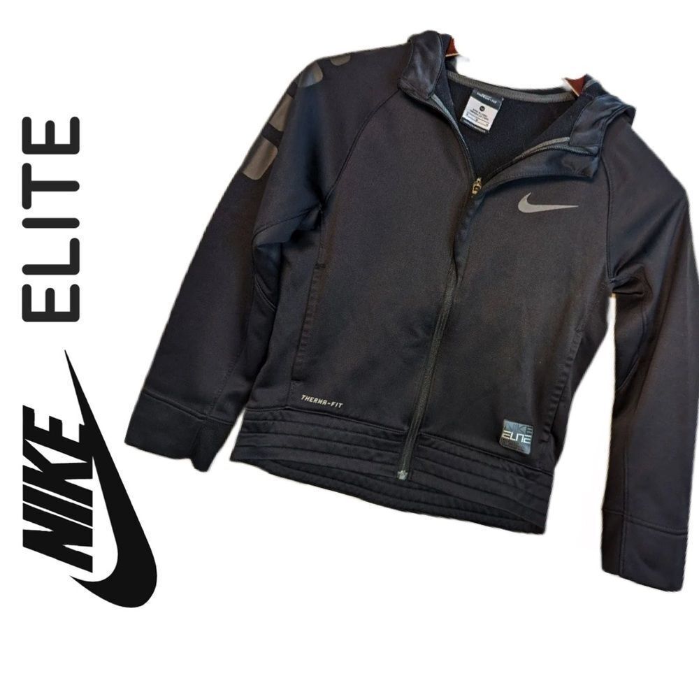 Nike Elite Boys Therma Fit Zip Up Hoodie - Size M